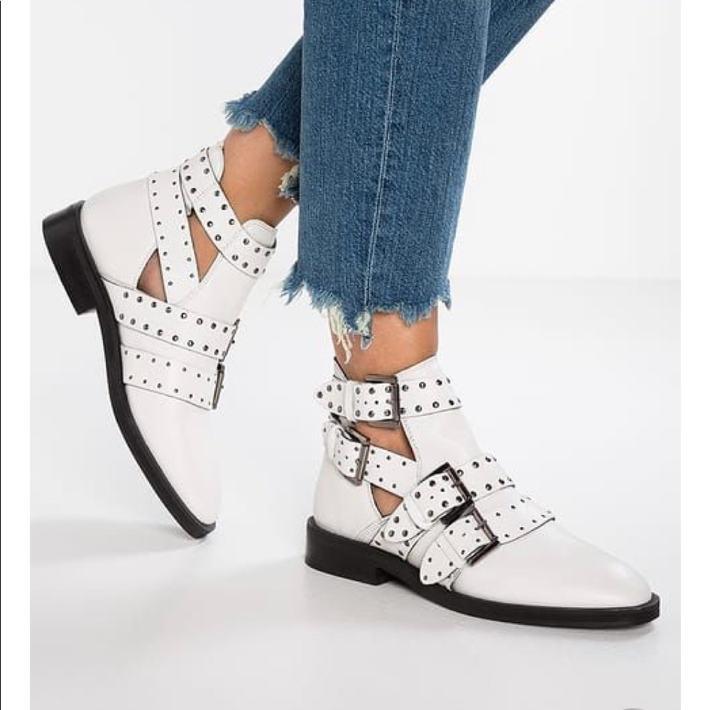 Topshop Leather Booties